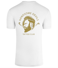 Load image into Gallery viewer, Kids Performance T-shirt - White & Gold - Rear Logo