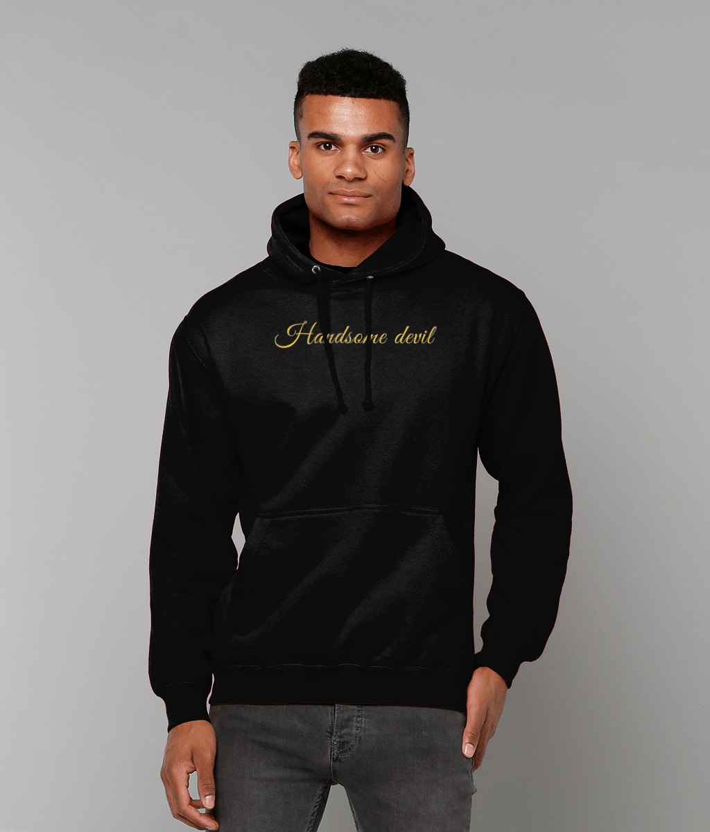 Black Gold Hoodie Rear Logo