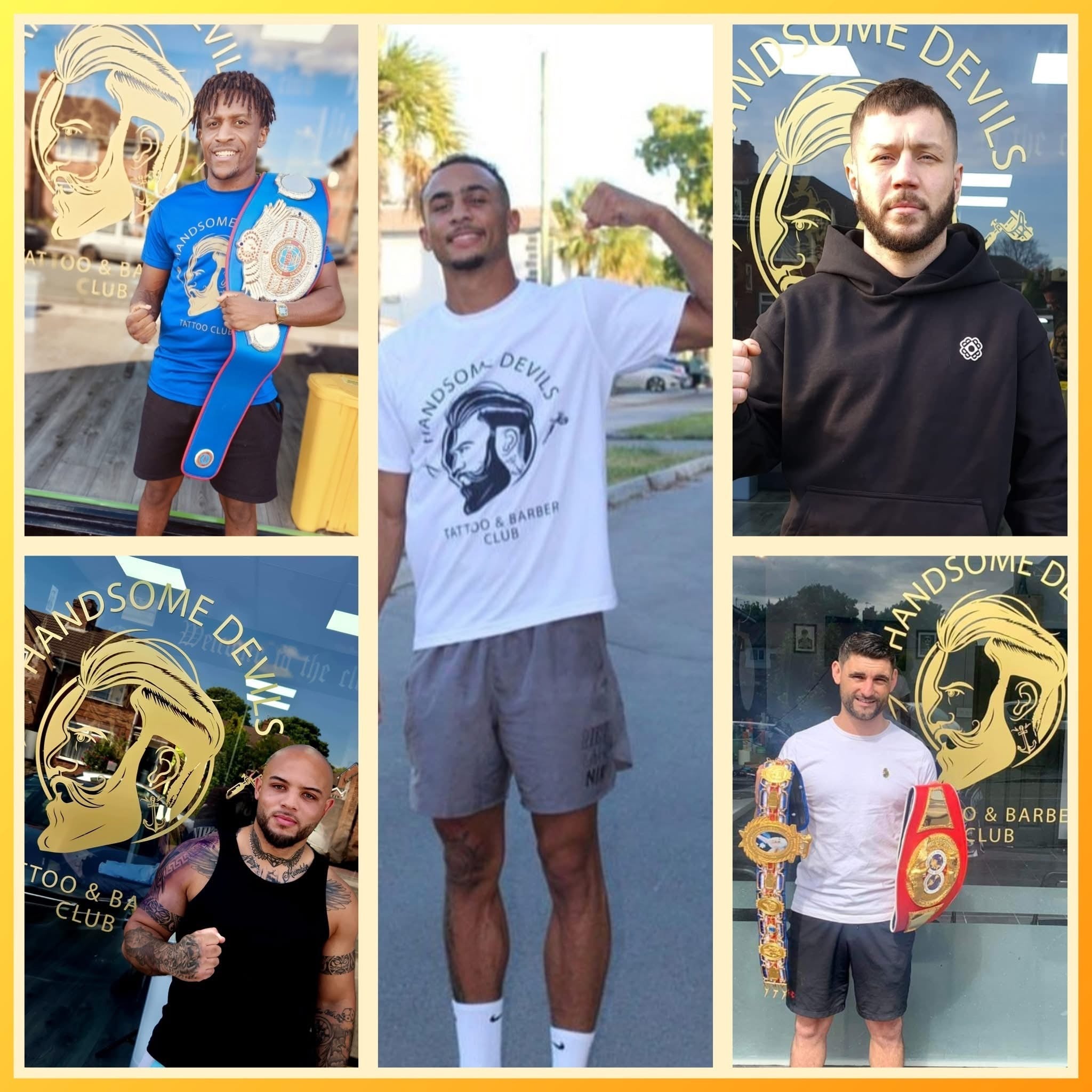 Professional Boxers Trust Handsome Devils Tattoo Club