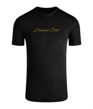 Load image into Gallery viewer, Kids Performance T-shirt - Black &amp; Gold - Rear Logo
