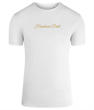 Load image into Gallery viewer, Kids Performance T-shirt - White &amp; Gold - Rear Logo

