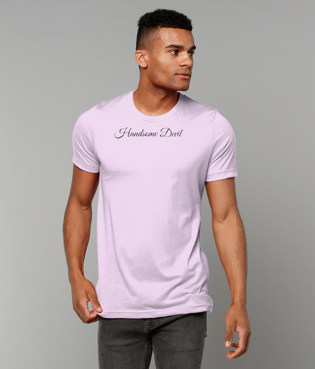 Cotton T-Shirt - Pink & Black - Rear Logo