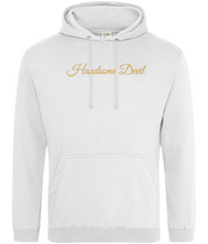 Load image into Gallery viewer, White &amp; Gold Hoodie - Rear Logo
