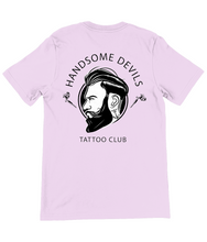 Load image into Gallery viewer, Cotton T-Shirt - Pink &amp; Black - Rear Logo
